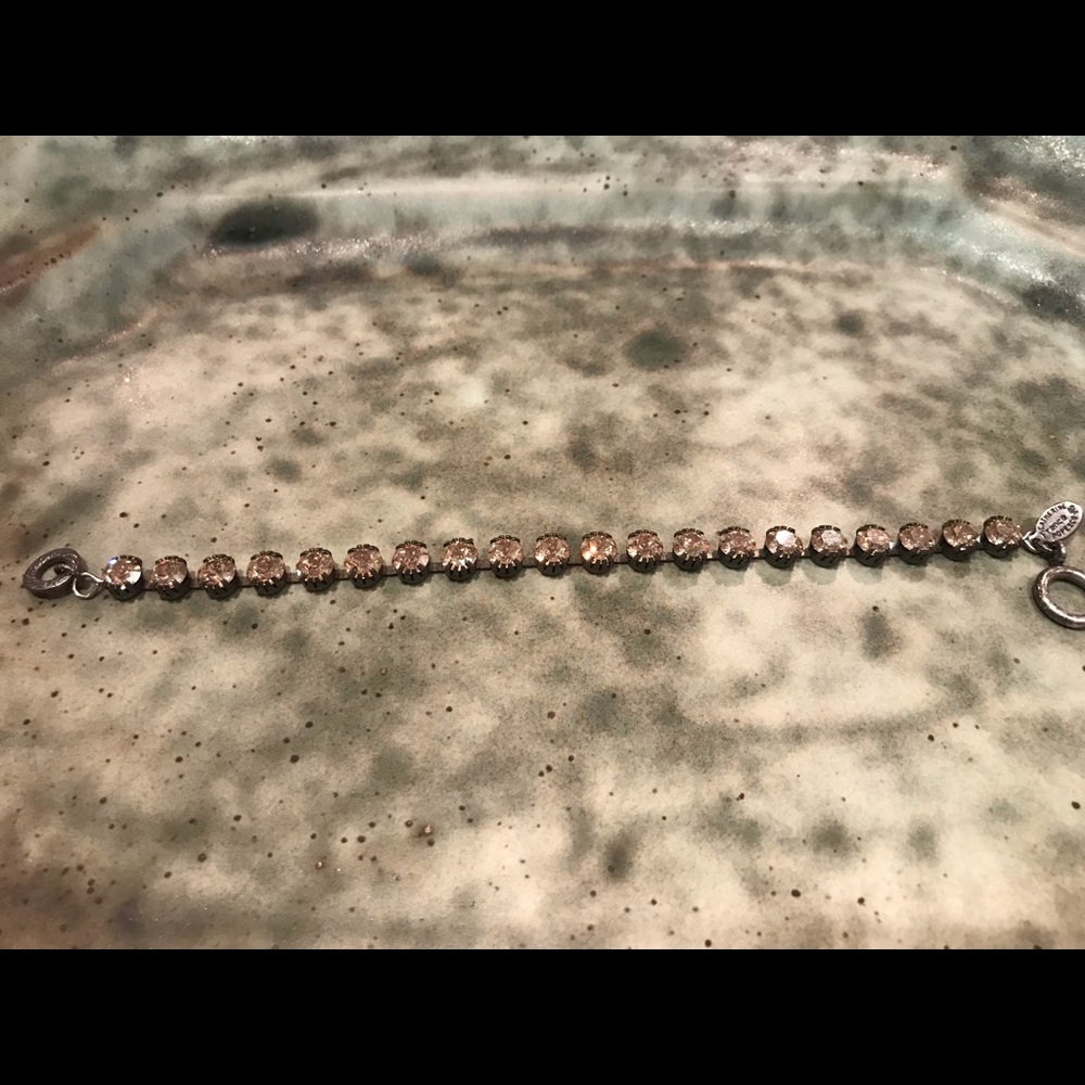 Catherine Popesco champagne stone bracelet